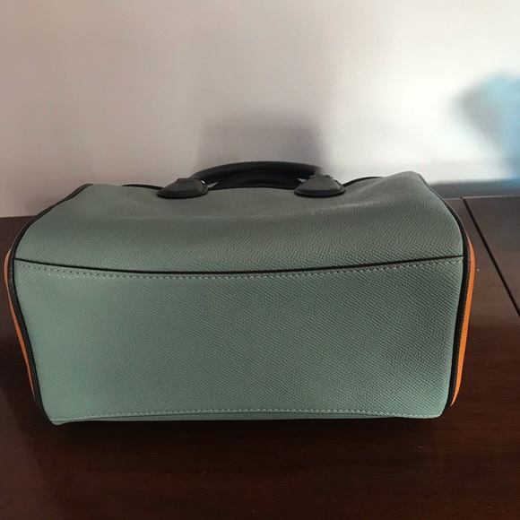 Coach BLUE MULTI Colorblock Leather MINI BENNETT & Wallet NWT - Picture 6 of 16